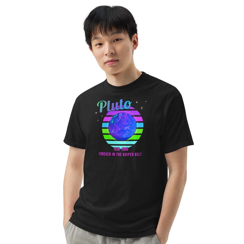 Funny Pluto Shirt Never Forget Science Space Humor Tee