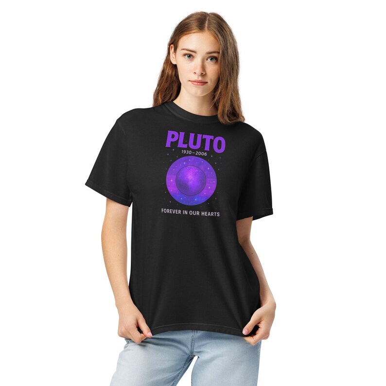 Pluto Shirt Funny Astronomy Space Science Humor Tee
