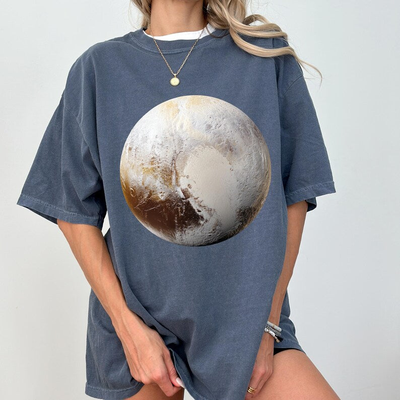 Pluto Planet Shirt, Solar System Graphic Tee, Astronomy T-Shirt, Space Lover Gift, Dwarf Planet Shirt, Science Teacher Tee