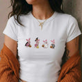 Embroidered Piglet Halloween Baby Tee, Ghost Piglet Baby Tee, Disney Halloween Party Outfit, Spooky Season Park Day Tee