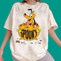 Disney Pluto Happy Halloween Spooky Cauldron With Candy Shirt | Mickey's Not So Scary Halloween Party 2025 | Unisex Adult Kids Shirt R469