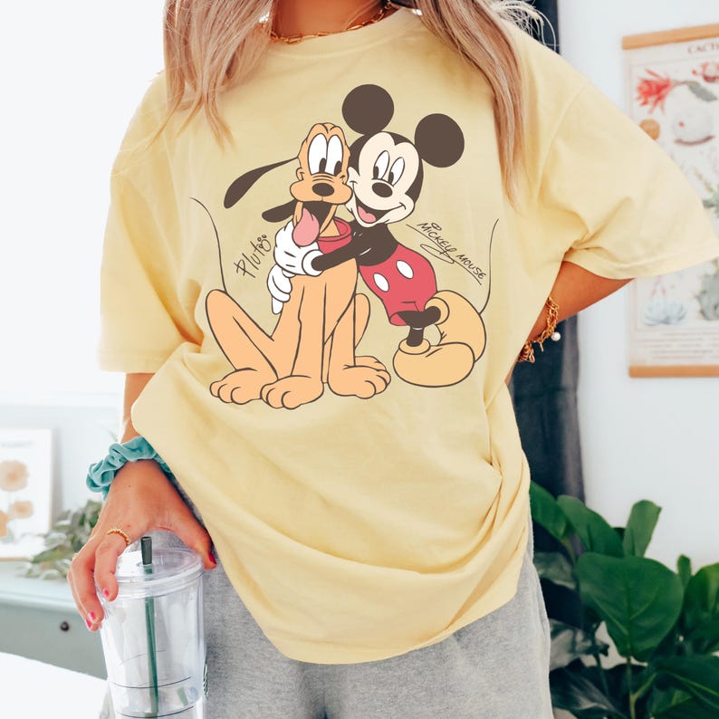 Mickey And Pluto Best Friends Shirt, Pluto Dog Kids Shirt, Kids Disney Pluto Mickey Shirt, Boy's Disney Shirt, Disney Dog Shirt