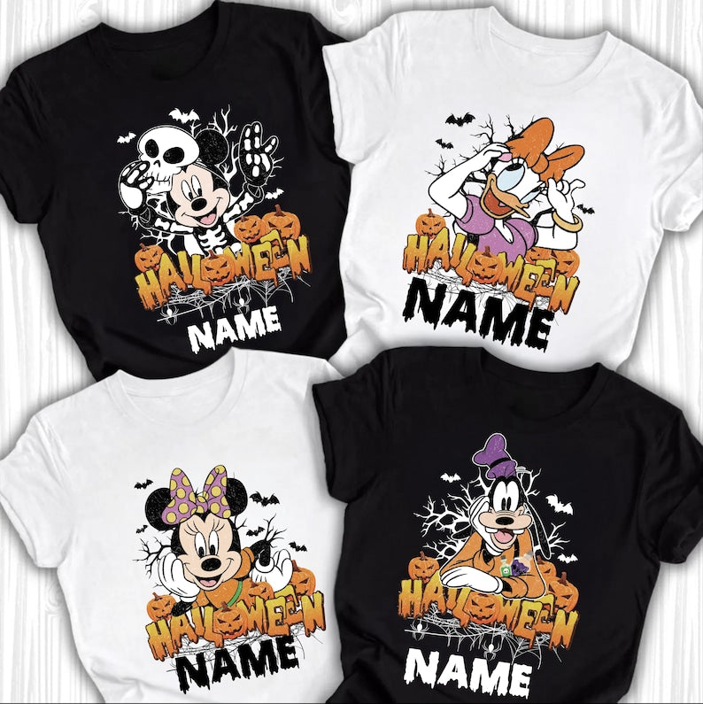 Disney Family Halloween Shirts 2026, Goofy Pluto Halloween Shirt, Matching Disney World Trip Family Outfits
