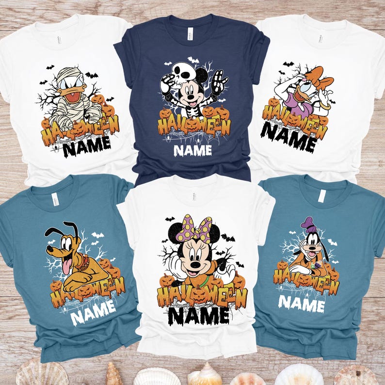 Disney Family Halloween Shirts 2026, Goofy Pluto Halloween Shirt, Matching Disney World Trip Family Outfits