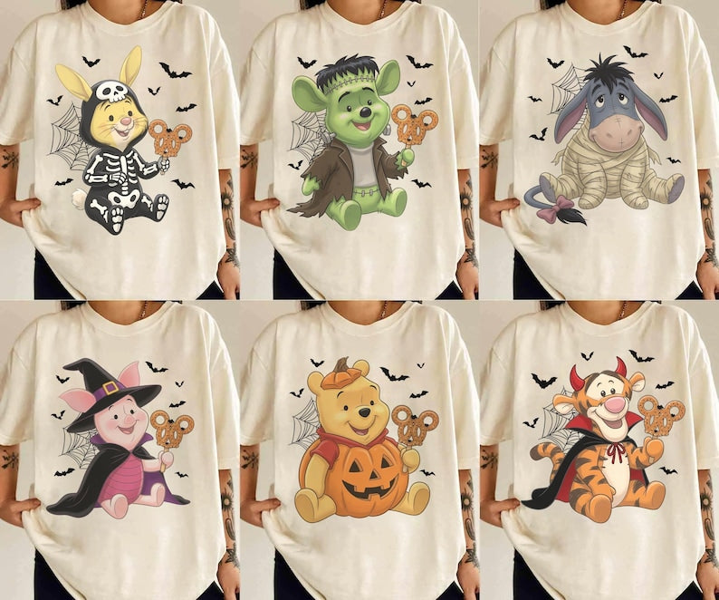 Retro Comfort Colors Winnie The Pooh All Characters product image 1