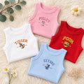 Winnie the Pooh Embroidered Tank Top, Pooh and Friends Tank, Eeyore Piglet Tigger Crop Top, Cartoon Cartoon Gift For Fan