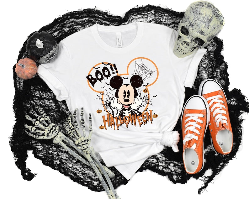 Disney Halloween Shirt – Mickey Minnie Halloween Shirt 2026 - Disney Family Matching Tee, Donald Goofy Pluto Boo Portraits Family Trip