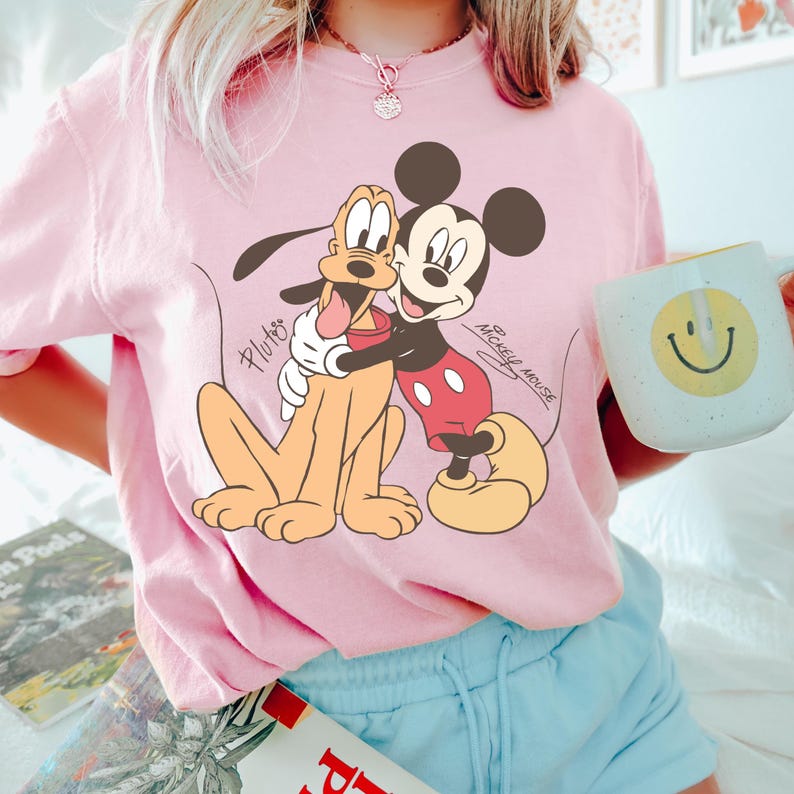 Mickey And Pluto Best Friends Shirt, Pluto Dog Kids Shirt, Kids Disney Pluto Mickey Shirt, Boy's Disney Shirt, Disney Dog Shirt