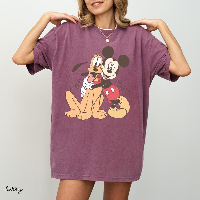 Mickey And Pluto Best Friends Shirt, Pluto Dog Kids Shirt, Kids Disney Pluto Mickey Shirt, Boy's Disney Shirt, Disney Dog Shirt