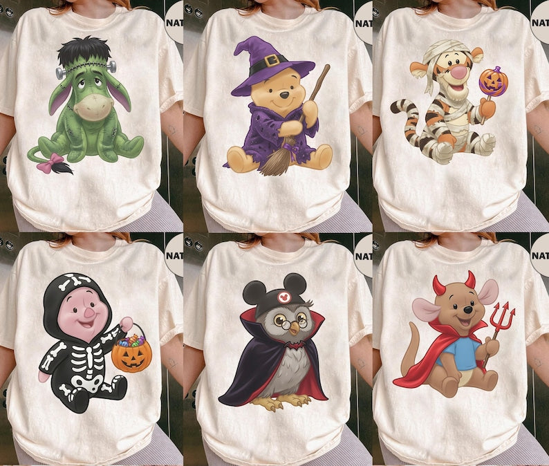 Vintage Disney Winnie The Pooh All Characters Halloween product image 1