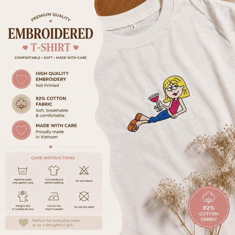 EMBROIDERD Stitch Angel Tank Top, Disney Stitch Shirt, Lilo & Stitch Crop, Cute Character Top, Summer Gift for Disney Fans, Beach Vacation