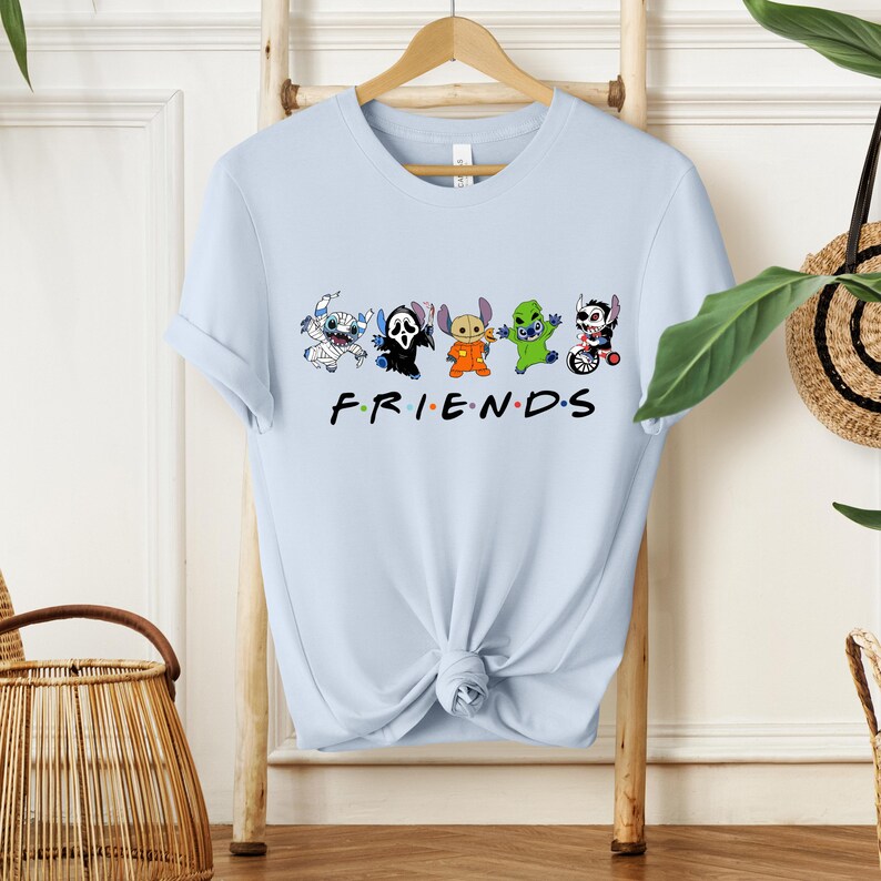 Halloween Stitch Angel Couple Shirt, Ghost Stitch Angel Disney Halloween Shirt, Matching Disney Couples Shirt, Spooky Season Graphic Tee