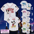 Mickey Character Football Jersey, Personalized Mickey Minnie Donald Daisy Goofy Pluto Soccer Jersey, Custom Name Number Family Jersey Shirt