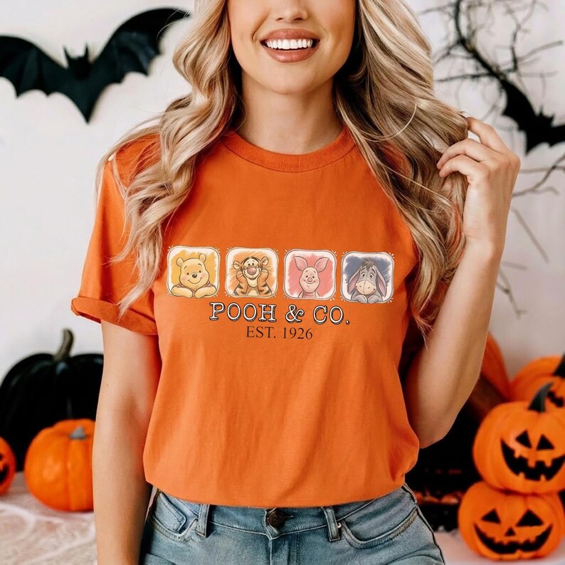 Disney Pooh & Co. Est. 1926 Shirt, Winnie the Pooh Friends Tee, Tigger Piglet Eeyore Shirt, Cute Disney Family Matching Vacation Tee