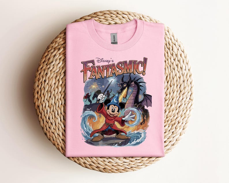 Mickey Mouse Fantasmic Shirt, Disney Characters Tee