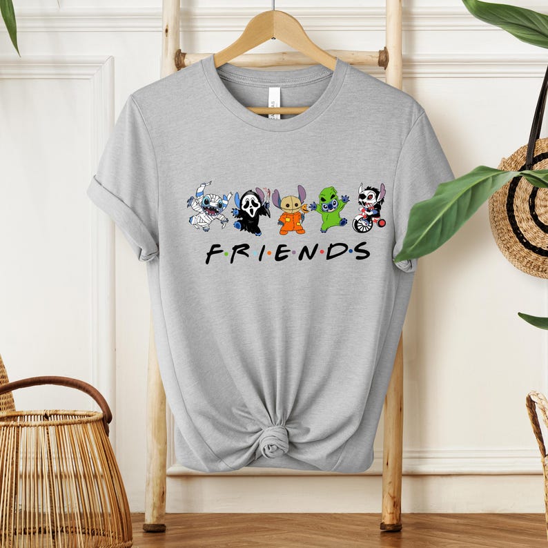 Halloween Stitch Angel Couple Shirt, Ghost Stitch Angel Disney Halloween Shirt, Matching Disney Couples Shirt, Spooky Season Graphic Tee