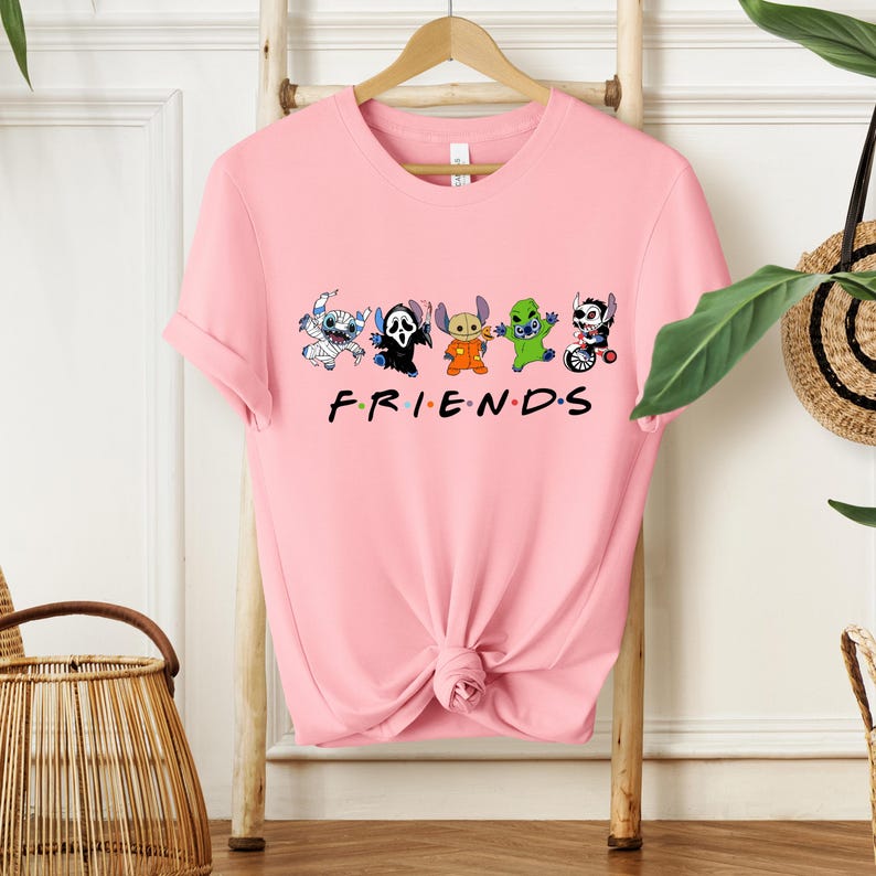 Halloween Stitch Angel Couple Shirt, Ghost Stitch Angel Disney Halloween Shirt, Matching Disney Couples Shirt, Spooky Season Graphic Tee