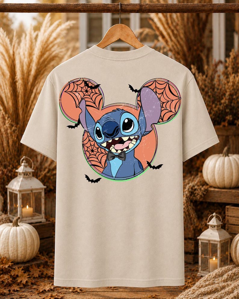 Stitch Angel Bride Halloween DTF, Couples Halloween DTF Transfer Ready For Press, Spooky Season Dtf Prints, Ready To Press, Direct To Film