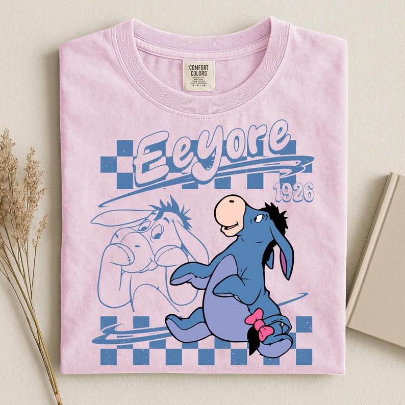 Comfort Colors® Disney Pooh Bear Shirt, Disney Eeyore T-Shirt, Magic Kingdom Family Trip Tee, Tigger And Piglet Shirt, Disneyworld Shirt