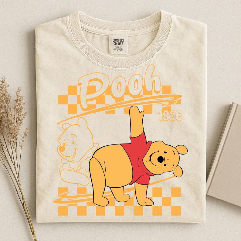Comfort Colors® Disney Pooh Bear Shirt, Disney Eeyore T-Shirt, Magic Kingdom Family Trip Tee, Tigger And Piglet Shirt, Disneyworld Shirt