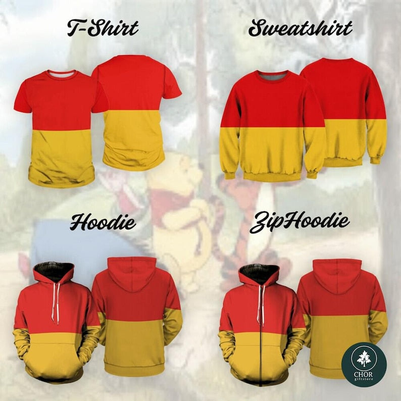 Custom Winnie the Pooh Characters 3D Halloween Costume product image 2