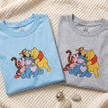 Winnie Pooh Friends Embroidered Shirt, Tigger Eeyore Piglet Tee, Cute Cartoon Sweatshirt, Vintage Pooh Friends Hoodie, Disney Lovers Gift