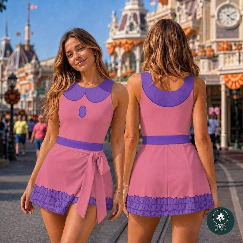 Minnie Mouse Halloween Cosplay Skirt, Button Up, Trip product image 4