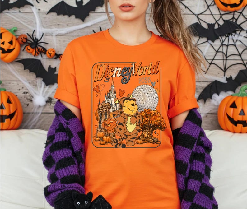 Custom Disney World DTF Transfer, Stitch and Angel Halloween Couple dtf Transfer,Halloween Character DTF, Ready to Press Heat Transfer