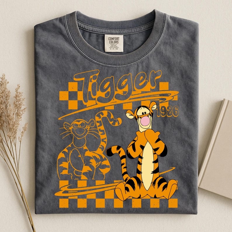 Comfort Colors® Disney Pooh Bear Shirt, Disney Eeyore T-Shirt, Magic Kingdom Family Trip Tee, Tigger And Piglet Shirt, Disneyworld Shirt
