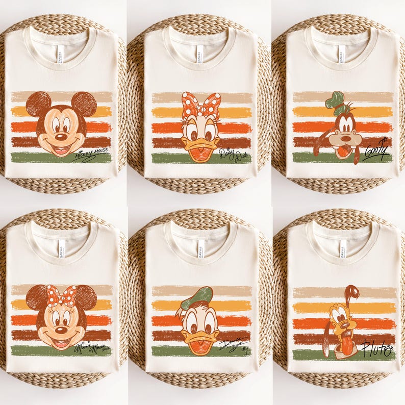 Disney Mickey And Friends Halloween Shirt, Disney World Autumn Trip T-Shirt, Disney Family Matching Fall Shirt, Fall Disney Vacation Shirt