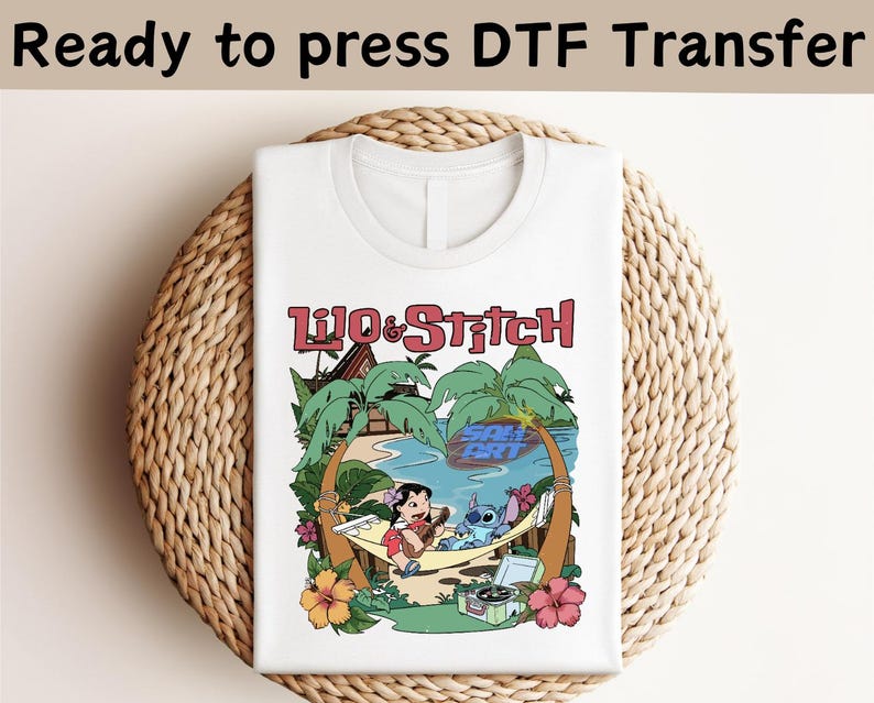 Disney Stitch DTF, Disney Lilo And Stitch Shirt, Ohana Means Family Shirt, Angel and Stitch DTF,Magic Kingdom Shirt, Disney Family Shirt