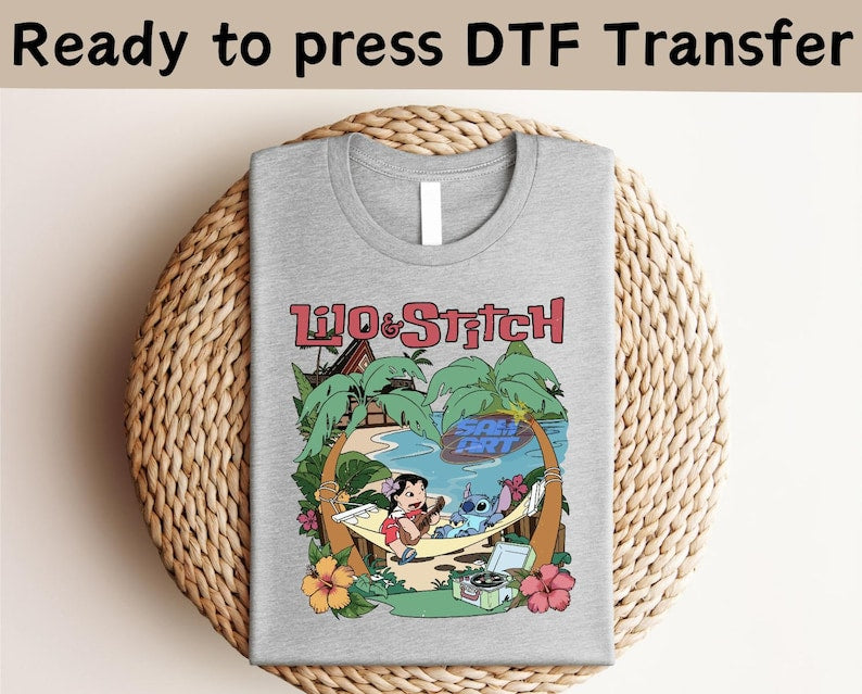 Disney Stitch DTF, Disney Lilo And Stitch Shirt, Ohana Means Family Shirt, Angel and Stitch DTF,Magic Kingdom Shirt, Disney Family Shirt