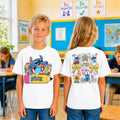 Custom Stitch & Angel Back to School Shirt, Disney Coquette Bow Pencil Kids T-shirt, Stitch First Day of School Tee