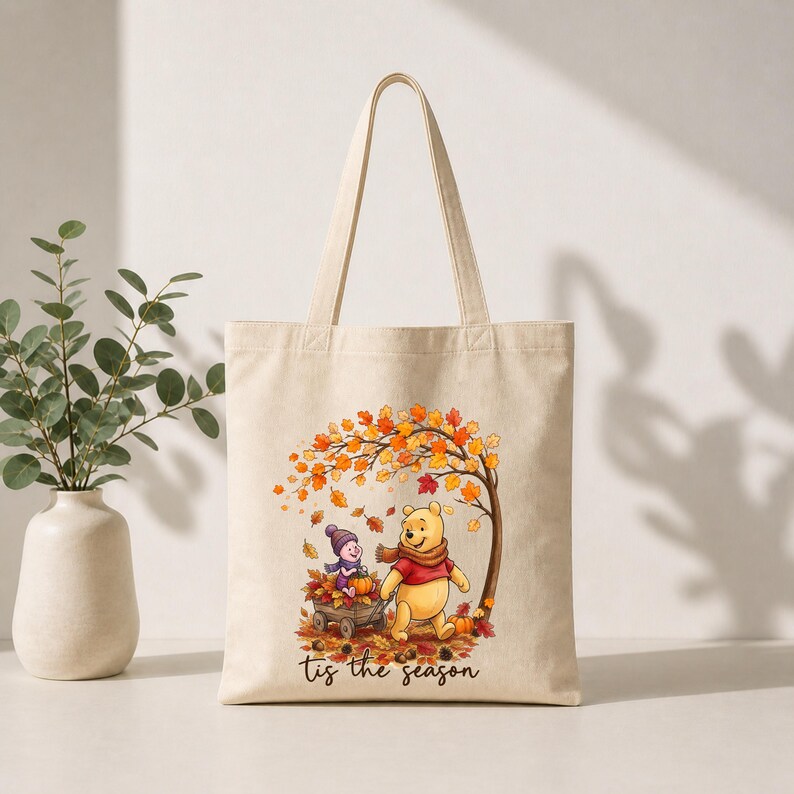 Winnie the Pooh Fall Shirt, Tis the Season Tee, Piglet Pumpkin Shirt, Autumn Leaves Graphic Tee, Cute Disney Thanksgiving