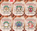Disney Pirates of the Caribbean Christmas Lights Tee, Mickey & Friends Stitch Chip Dale Star Wars Marvel, Yo Ho A Pirate's Life For Me Shirt