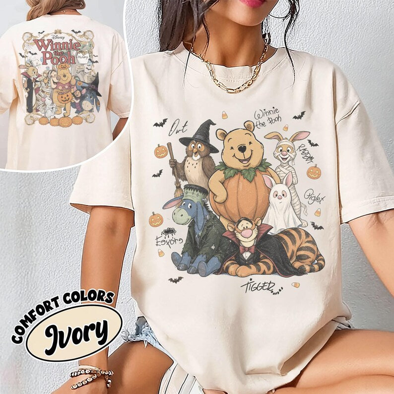 2 Sided Comfort Colors Retro Winnie Pooh and Friends product image 6