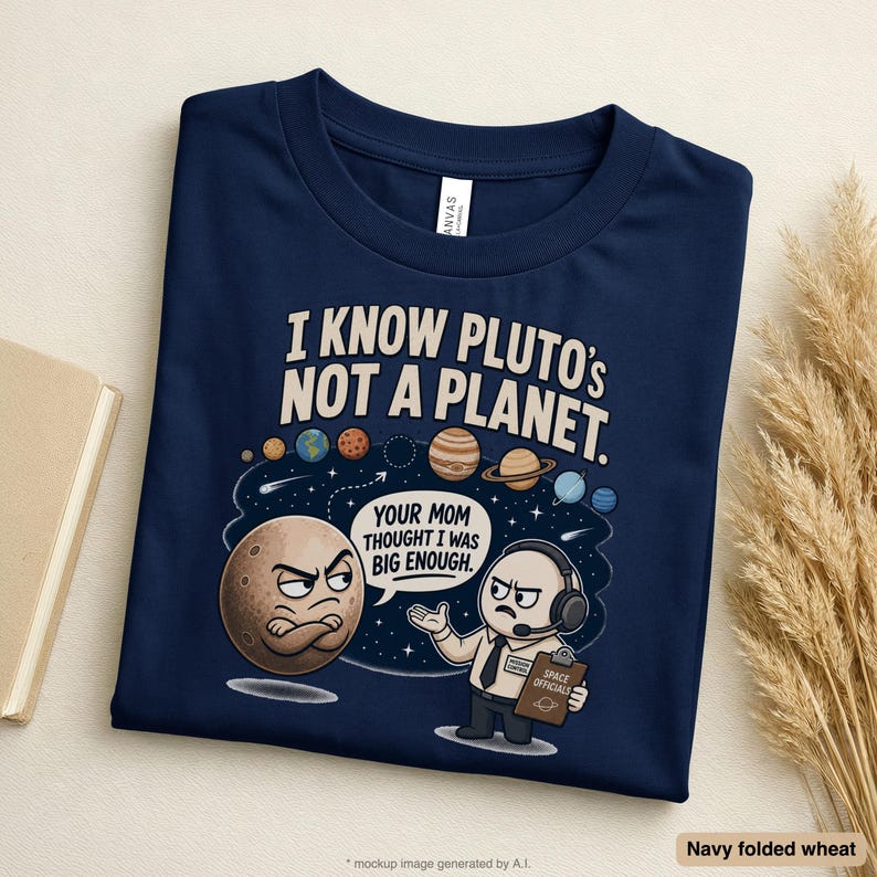 Pluto Shirt | Funny Astronomy Shirt | Space Shirt | Science Tee