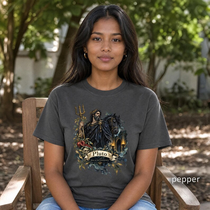 Tarot Pluto Shirt - Front or Back Print - Mythology Gift