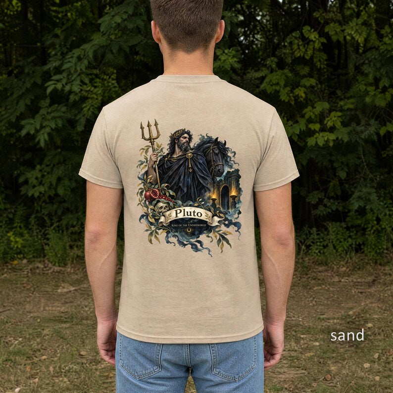 Tarot Pluto Shirt - Front or Back Print - Mythology Gift