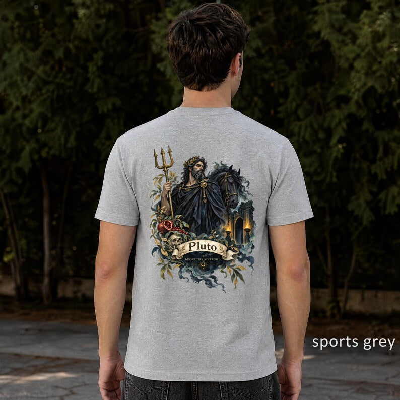 Tarot Pluto Shirt - Front or Back Print - Mythology Gift
