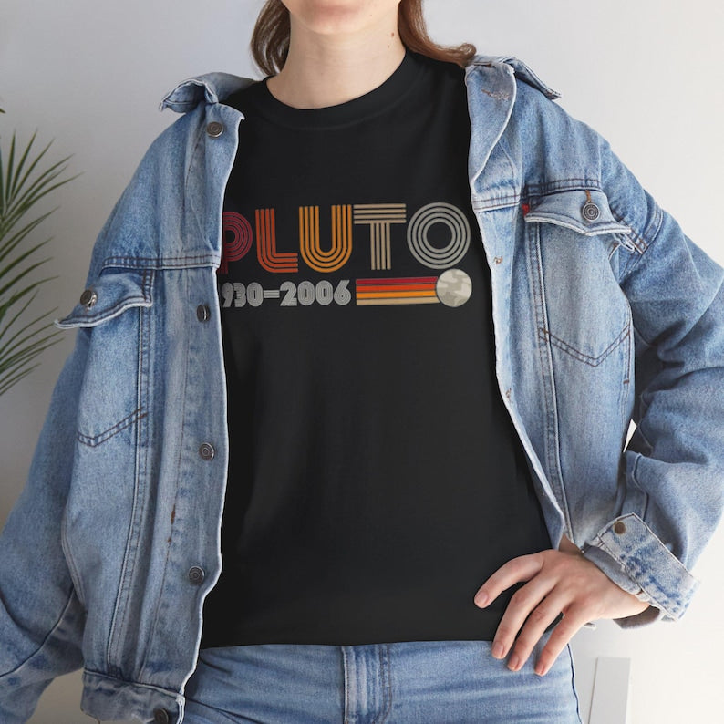 Pluto 1930 to 2006 Retro Astronomy Space Planet Solar product image 1
