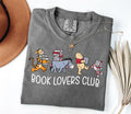 Comfort Colors® Winnie The Pooh Book Club Shirt, Pooh Friends Reading Tee, Tigger Eeyore Piglet T-Shirt, Book Lovers Top, Cute Reading Tee