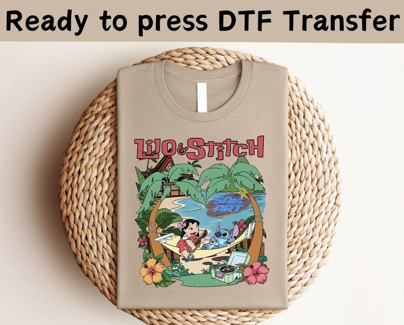 Disney Stitch DTF, Disney Lilo And Stitch Shirt, Ohana Means Family Shirt, Angel and Stitch DTF,Magic Kingdom Shirt, Disney Family Shirt