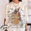 Retro Winnie The Pooh Halloween Signature Shirt, Pooh Bear Pumpkin Spooky Season Tee, Tigger Piglet Eeyore, Disney Family Vacation Gift