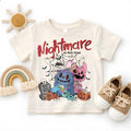 Nightmare On Main Street Halloween Shirt, Cute Spooky Stitch Angel Pumpkin Toddler Tee, Disney Trip Youth Sweatshirt