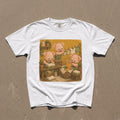 Piglet Laundry T-Shirt, Cute Pigs Washing Folding Clothes Graphic, Funny Housework Tee, Comfort Colors® Laundry Day Gift