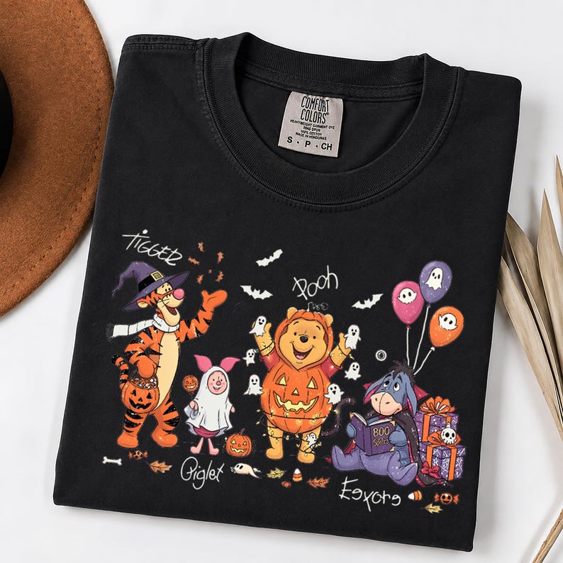 Custom Halloween T-Shirts 2026, ,Piglet halloween, Family Holiday Tour , Trendy Haloween 2026, Mickey Minnie Not so scary, Hocus Pocus.