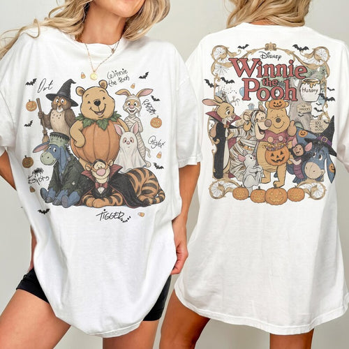 2 Sided Comfort Colors Retro Winnie Pooh and Friends product image 2