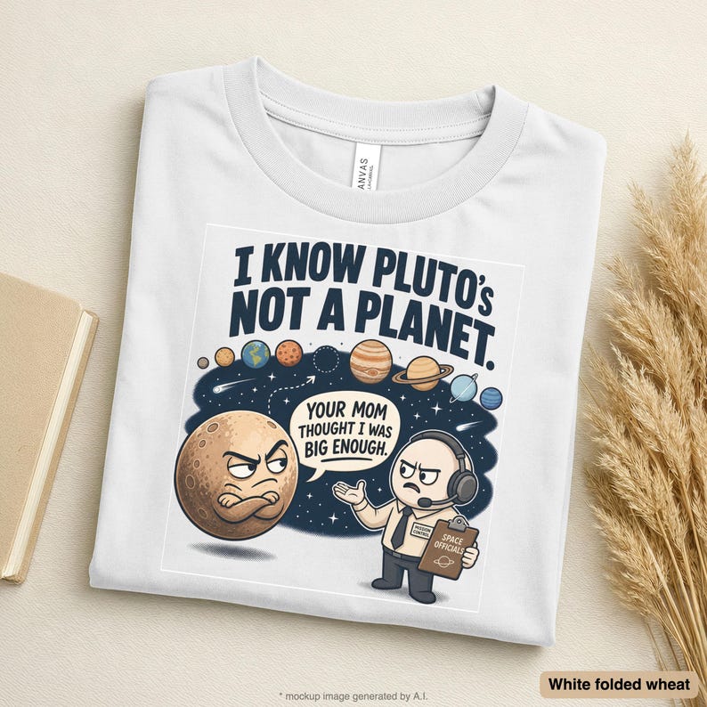 Pluto Shirt | Funny Astronomy Shirt | Space Shirt | Science Tee