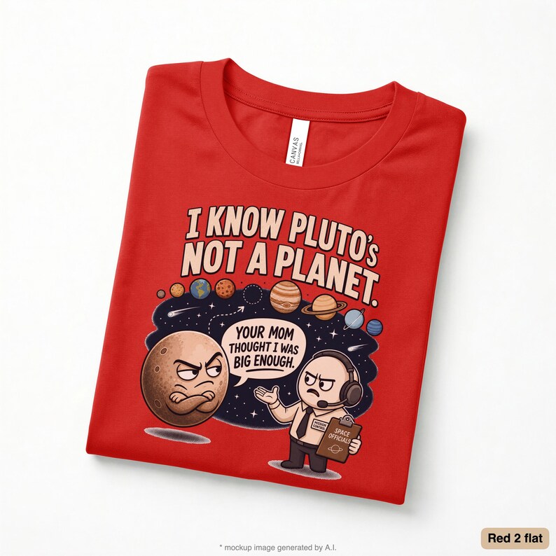 Pluto Shirt | Funny Astronomy Shirt | Space Shirt | Science Tee